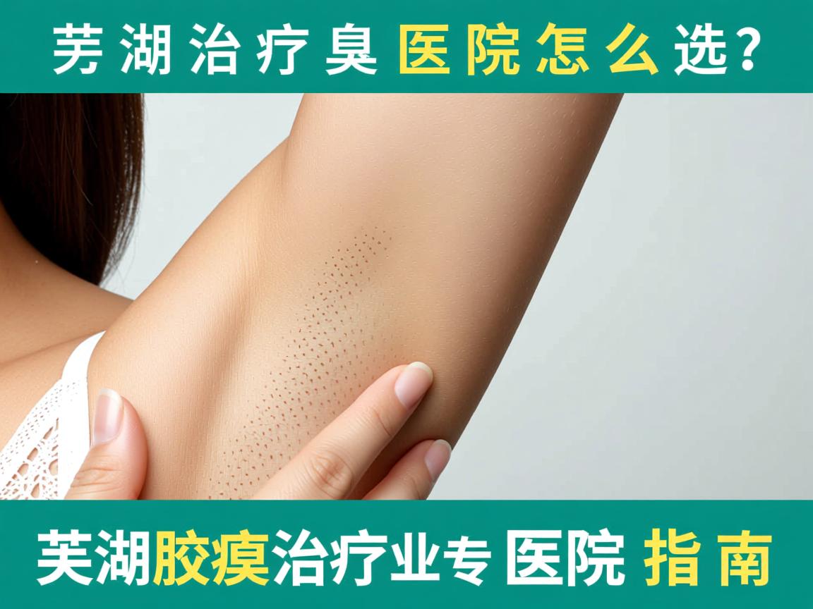 在芜湖治疗腋臭医院怎么选？芜湖腋臭治疗专业医院指南