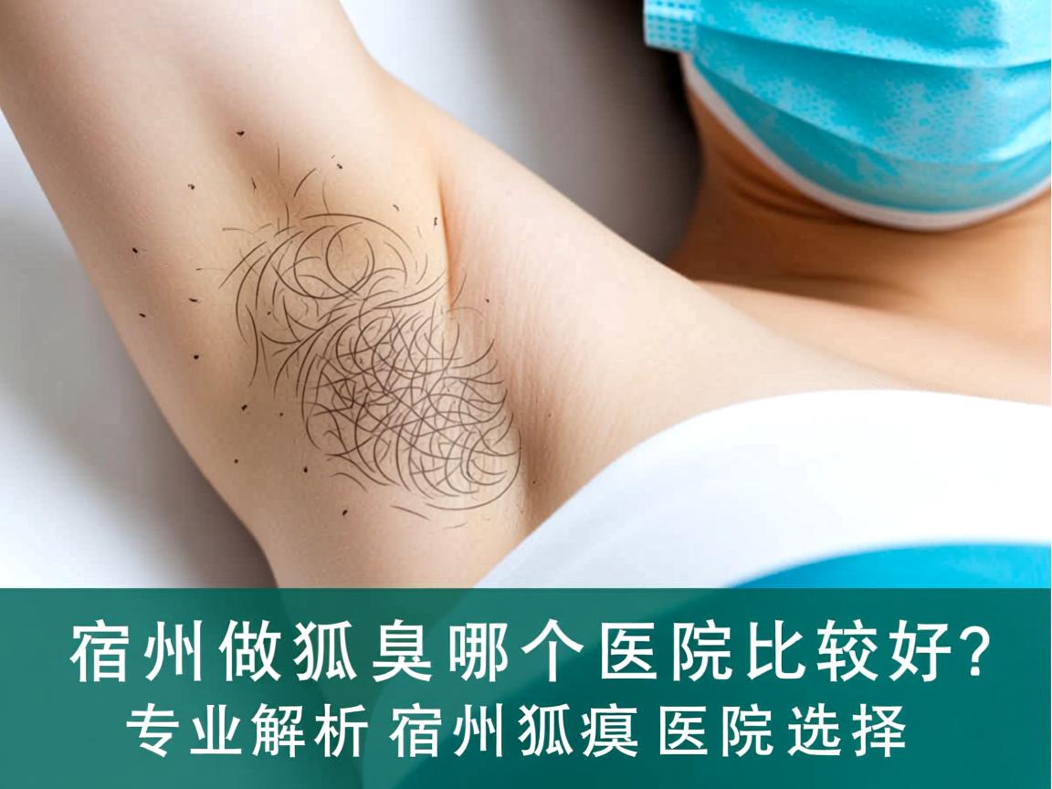 宿州做狐臭哪个医院比较好？专业解析宿州狐臭医院选择