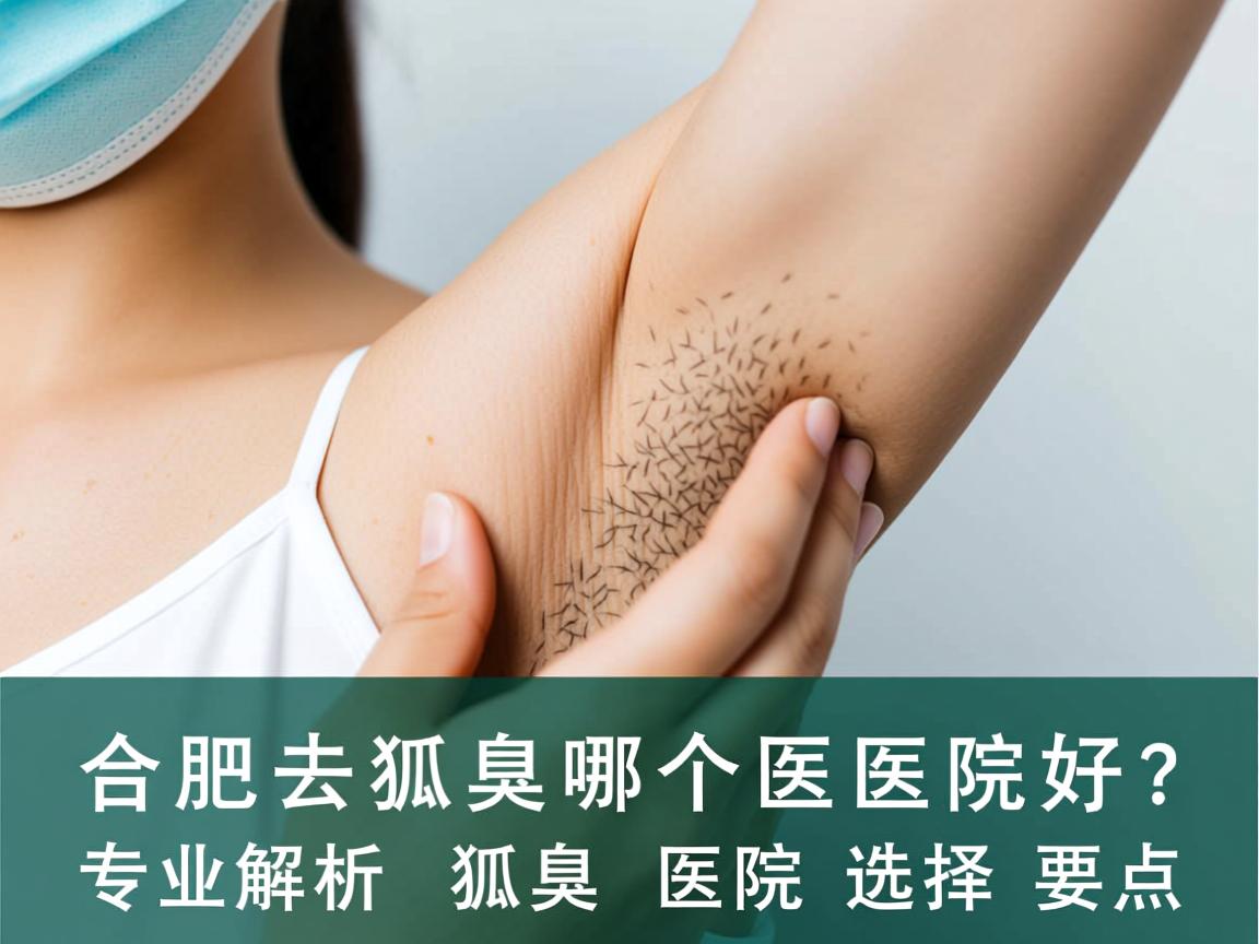 合肥去狐臭哪个医院好？专业解析狐臭医院选择要点
