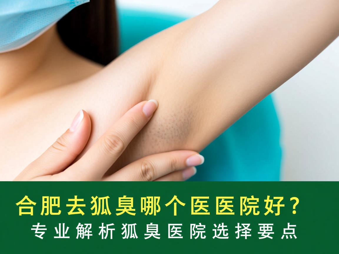 合肥去狐臭哪个医院好？专业解析狐臭医院选择要点
