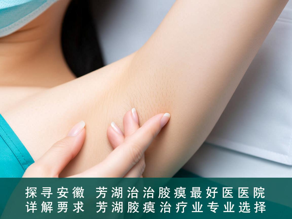 探寻安徽芜湖治腋臭最好医院，详解芜湖腋臭治疗专业选择