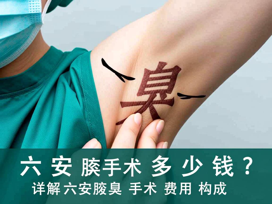 六安腋臭手术多少钱？详解六安腋臭手术费用构成