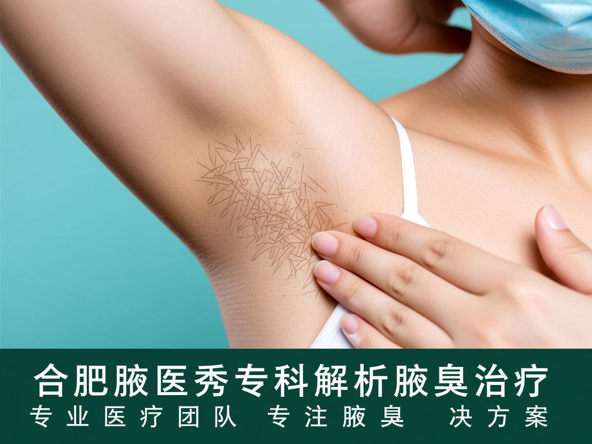 合肥腋秀专科解析腋臭治疗，专业医疗团队专注腋臭解决方案