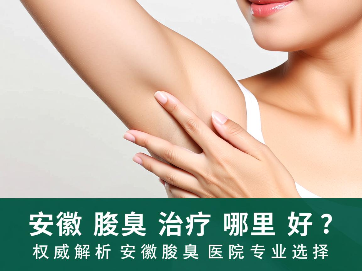 安徽腋臭治疗哪里好？权威解析安徽腋臭医院专业选择