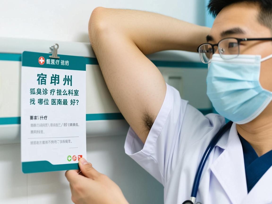 宿州狐臭诊疗指南，挂什么科室，找哪位医生最好？