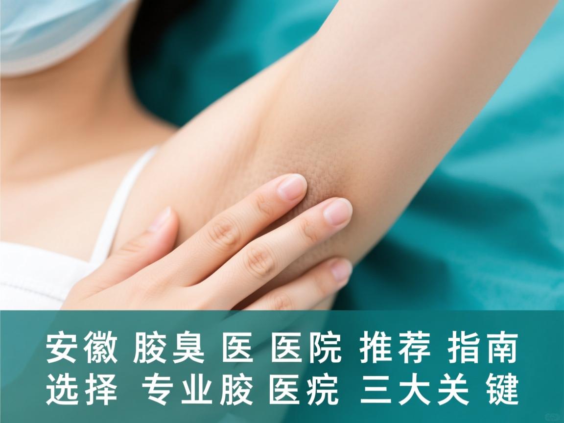 安徽腋臭医院推荐指南,选择专业腋臭医院的三大关键 安徽腋臭医院推荐指南,选择专业腋臭医院的三大关键