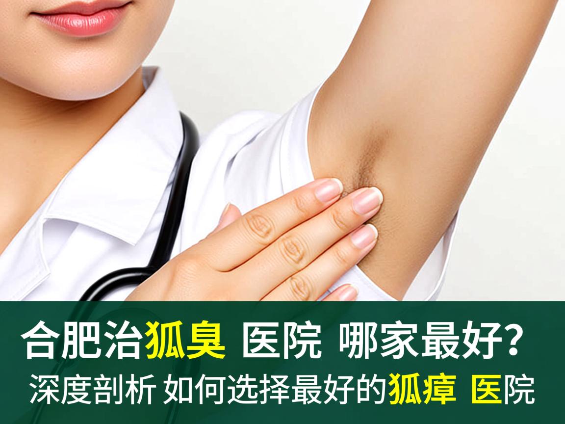 合肥治狐臭医院哪家最好？深度剖析如何选择最好的狐臭医院