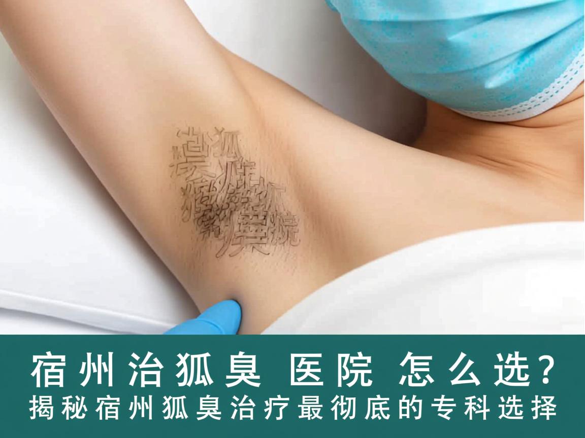 宿州治狐臭医院怎么选？揭秘宿州狐臭治疗最彻底的专科选择