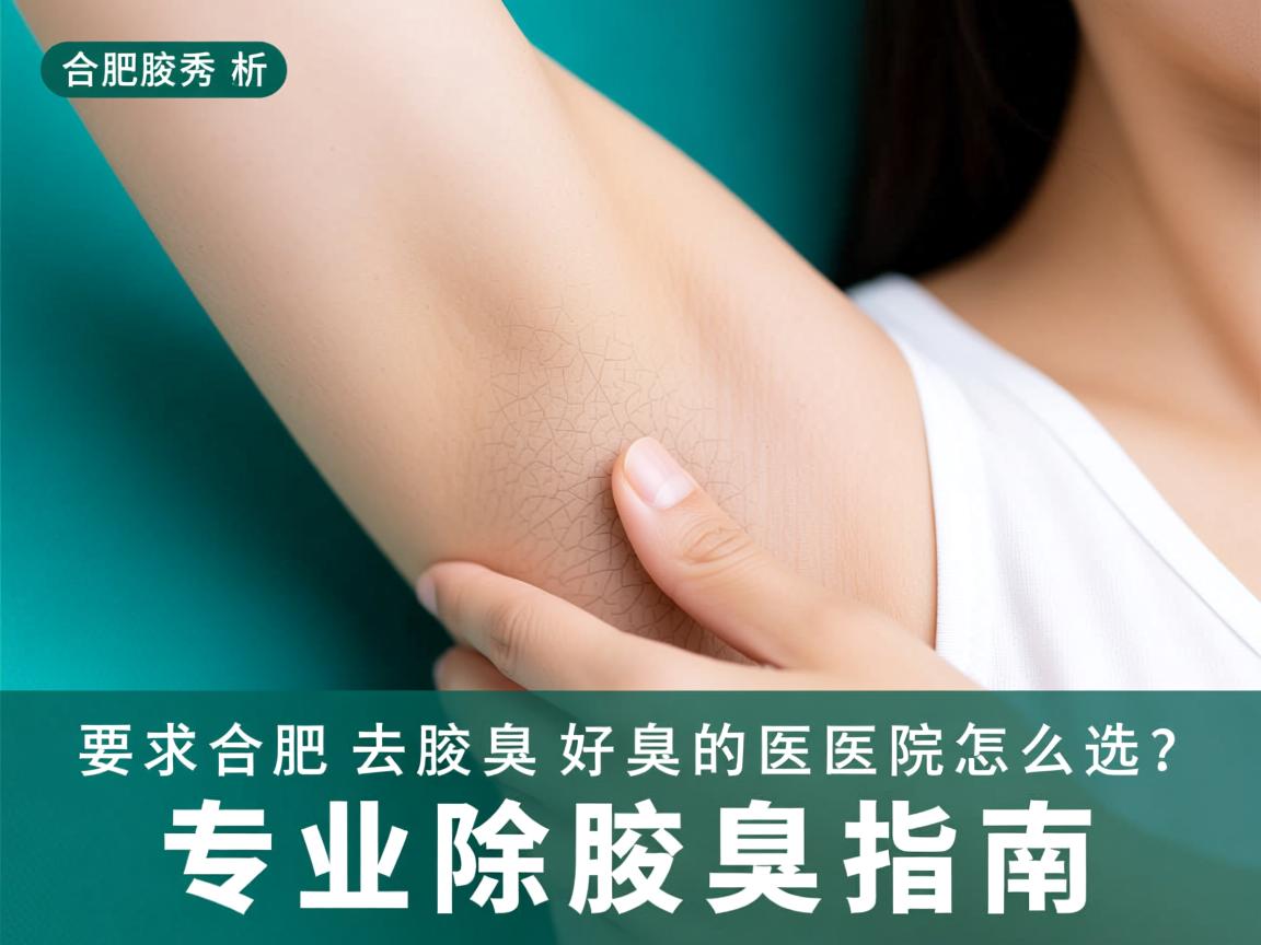 合肥腋秀解析，合肥去腋臭好的医院怎么选？专业除腋臭指南