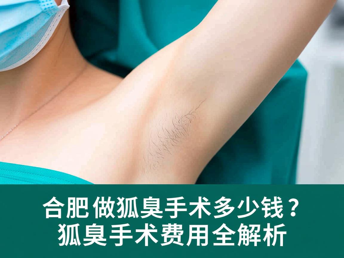合肥做狐臭手术多少钱?狐臭手术费用全解析 合肥做狐臭手术多少钱?狐臭手术费用全解析