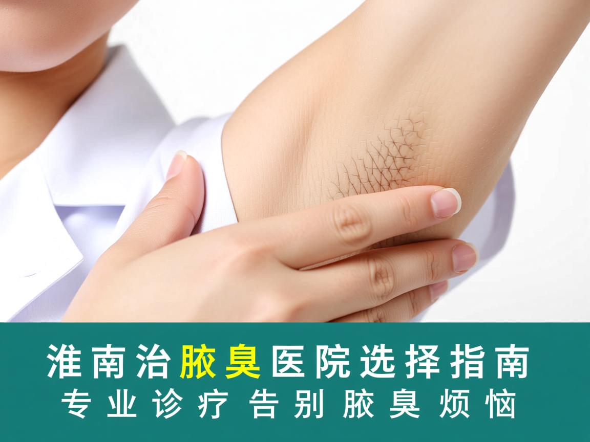 淮南治腋臭医院选择指南，专业诊疗告别腋臭烦恼