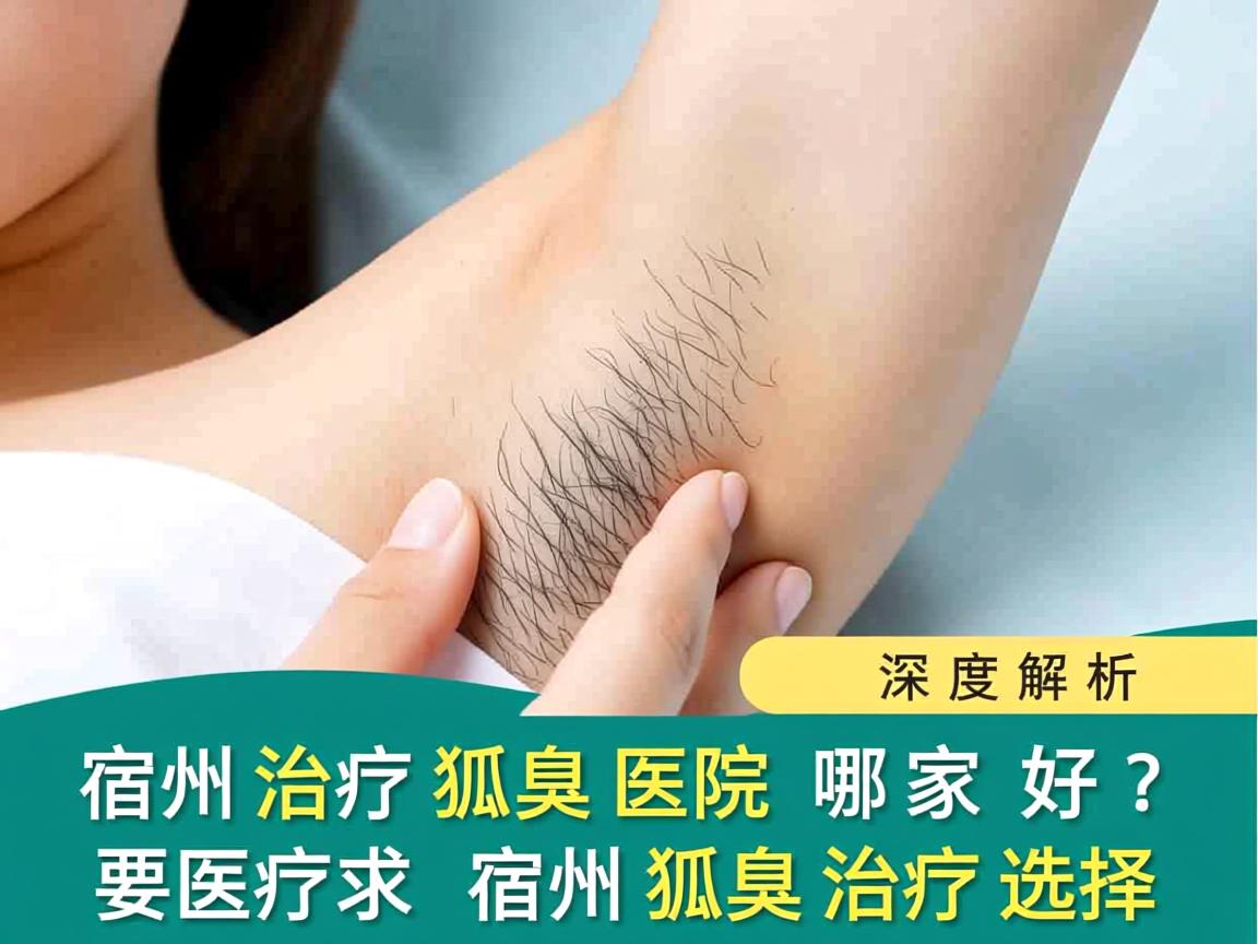 宿州治疗狐臭医院哪家好？深度解析宿州狐臭治疗选择
