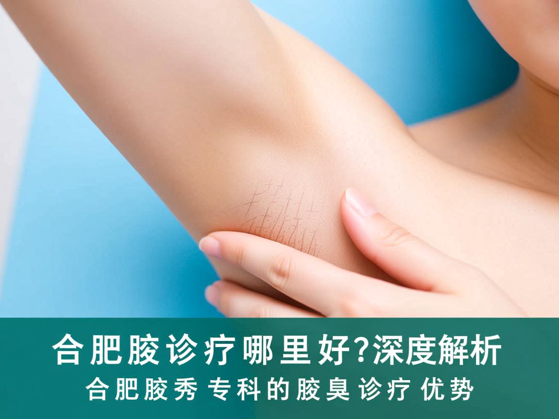 合肥腋臭诊疗哪里好？深度解析合肥腋秀专科的腋臭诊疗优势
