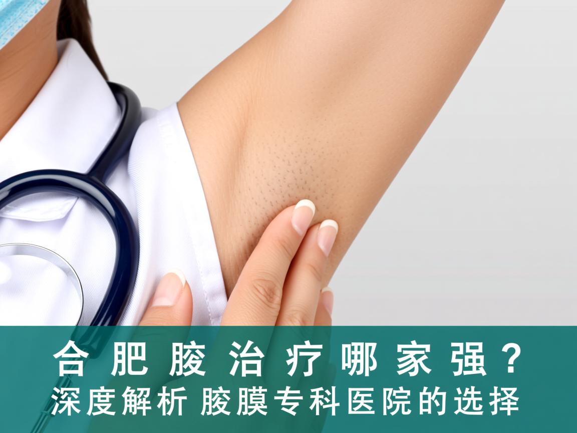 合肥腋臭治疗哪家强？深度解析合肥腋臭专科医院的选择