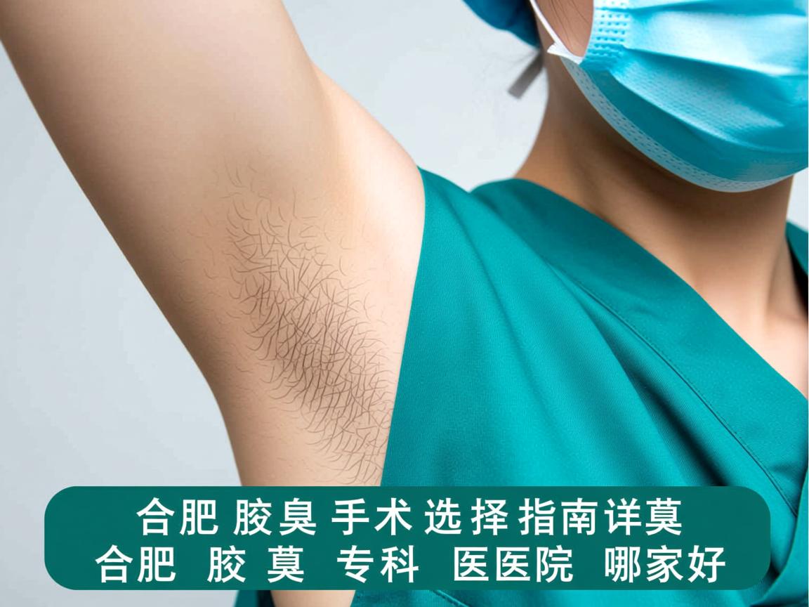 合肥腋臭手术选择指南,详解合肥腋臭专科医院哪家好 合肥腋臭手术选择指南,详解合肥腋臭专科医院哪家好