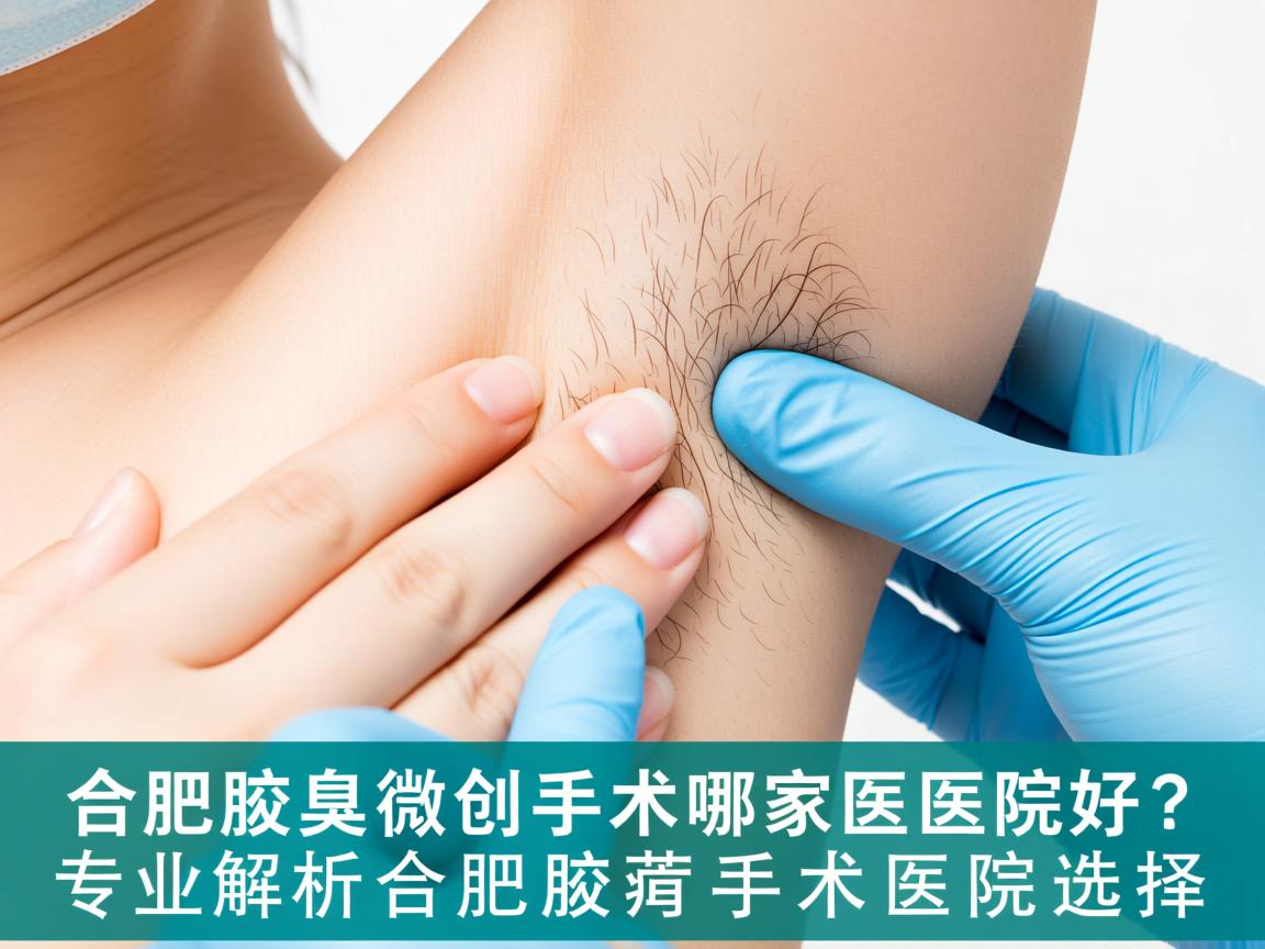 合肥腋臭微创手术哪家医院好？专业解析合肥腋臭手术医院选择