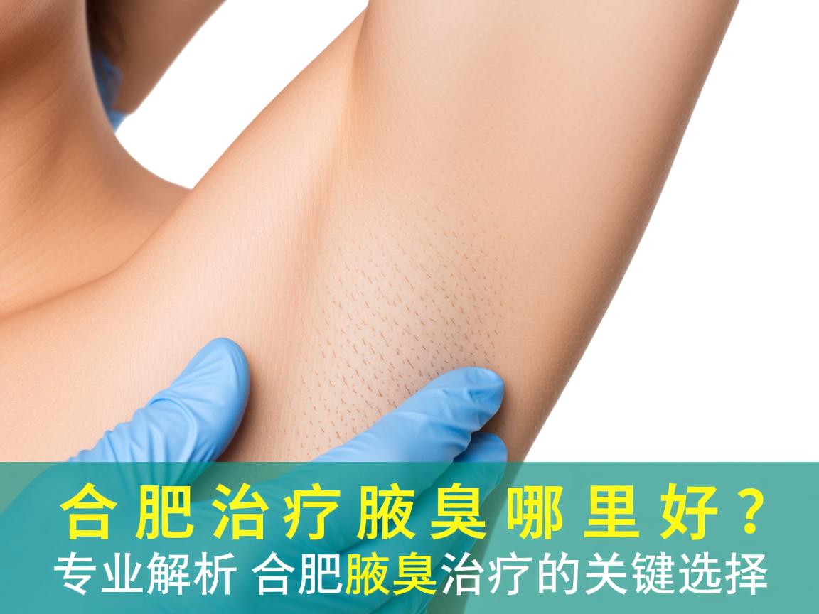 合肥治疗腋臭哪里好？专业解析合肥腋臭治疗的关键选择