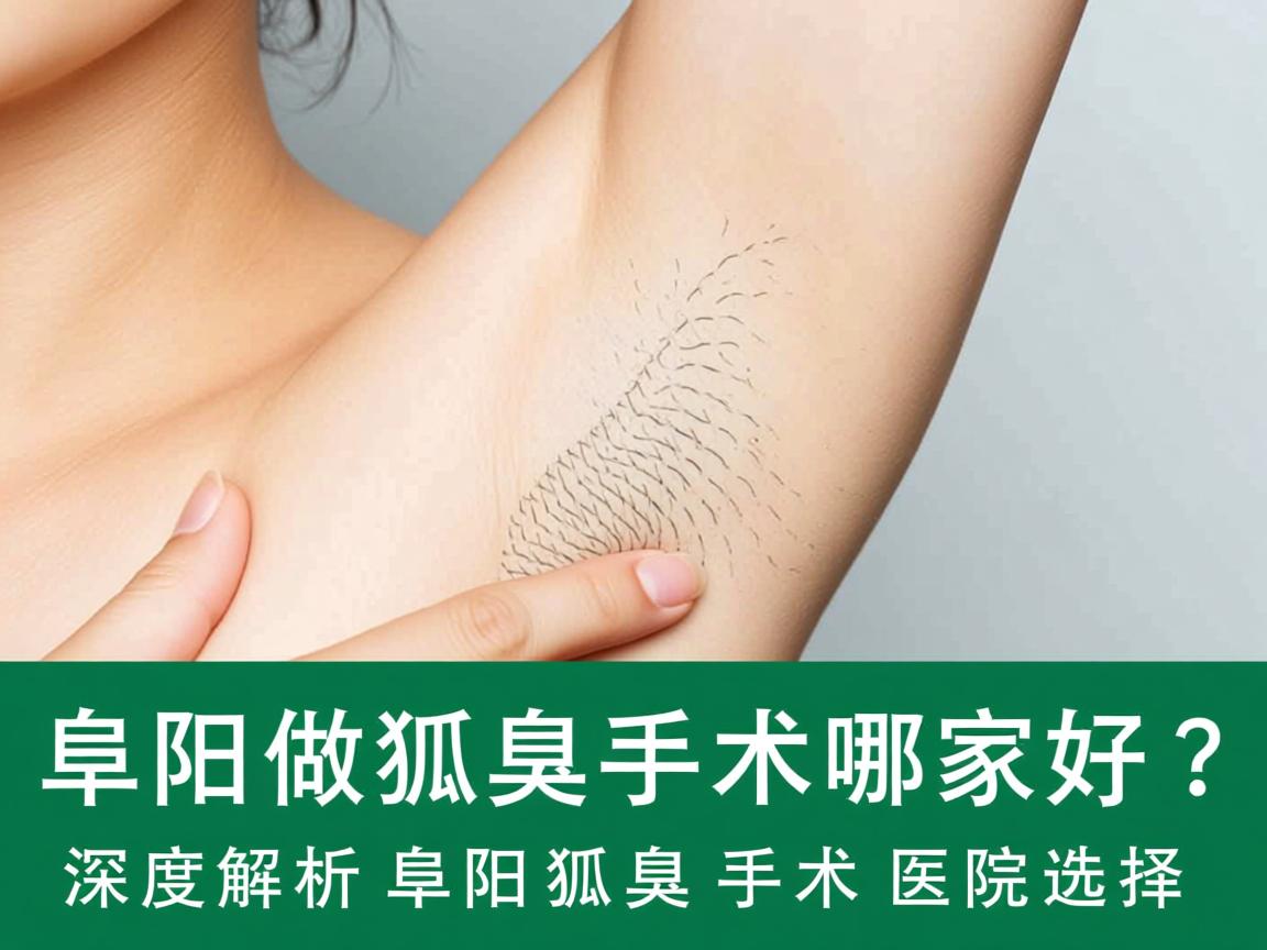 阜阳做狐臭手术哪家好？深度解析阜阳狐臭手术医院选择