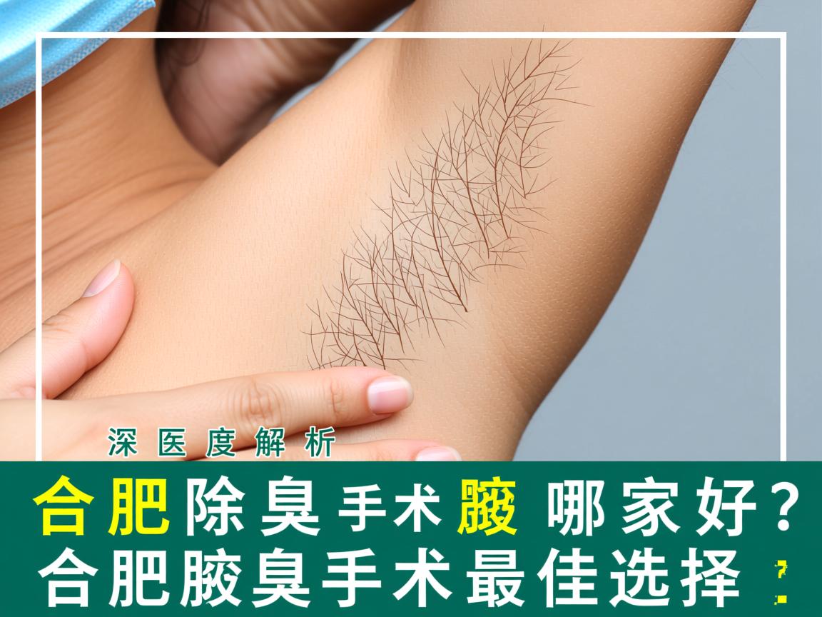 合肥除腋臭手术哪家好？深度解析合肥除腋臭手术最佳选择