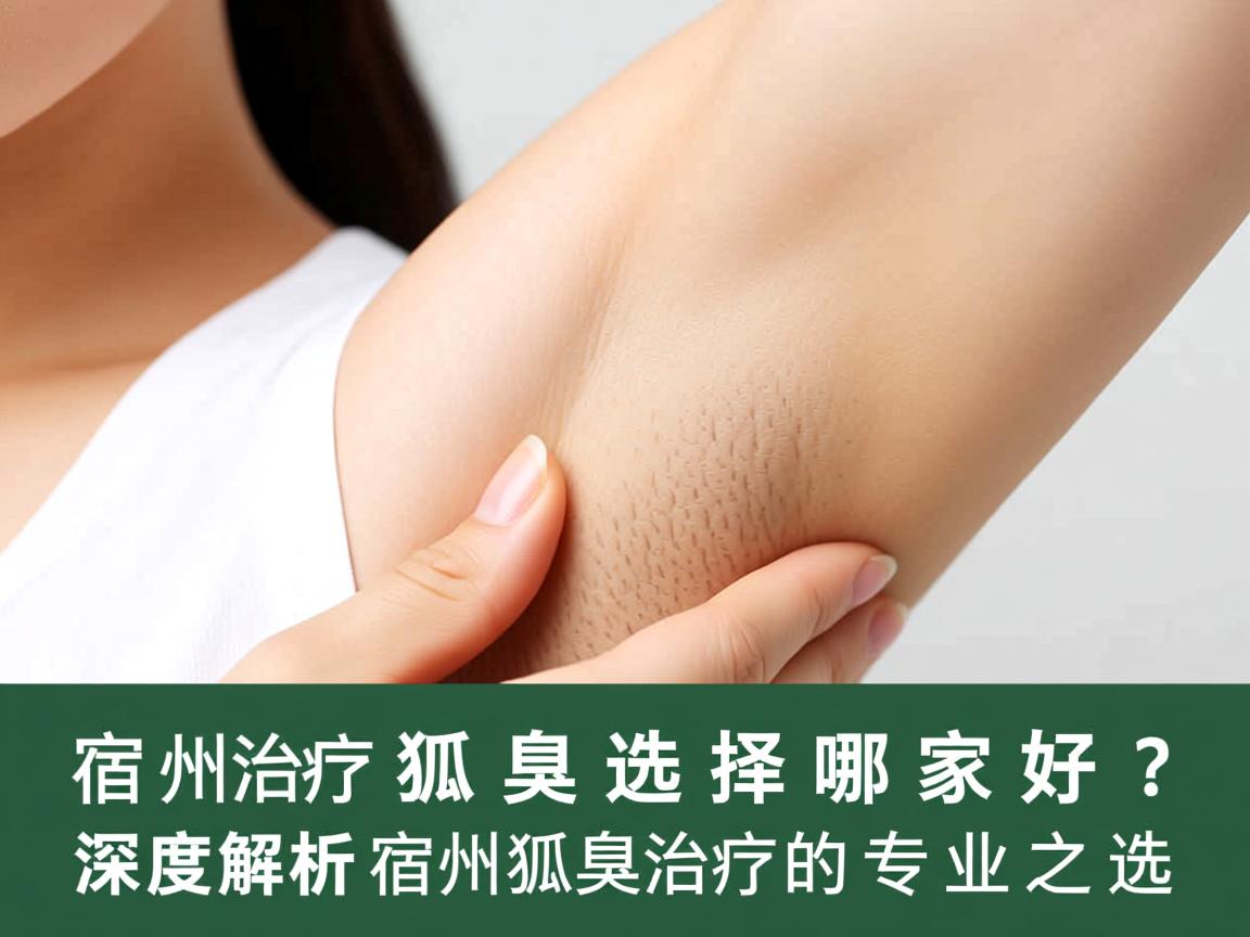 宿州治疗狐臭选择哪家好？深度解析宿州狐臭治疗的专业之选