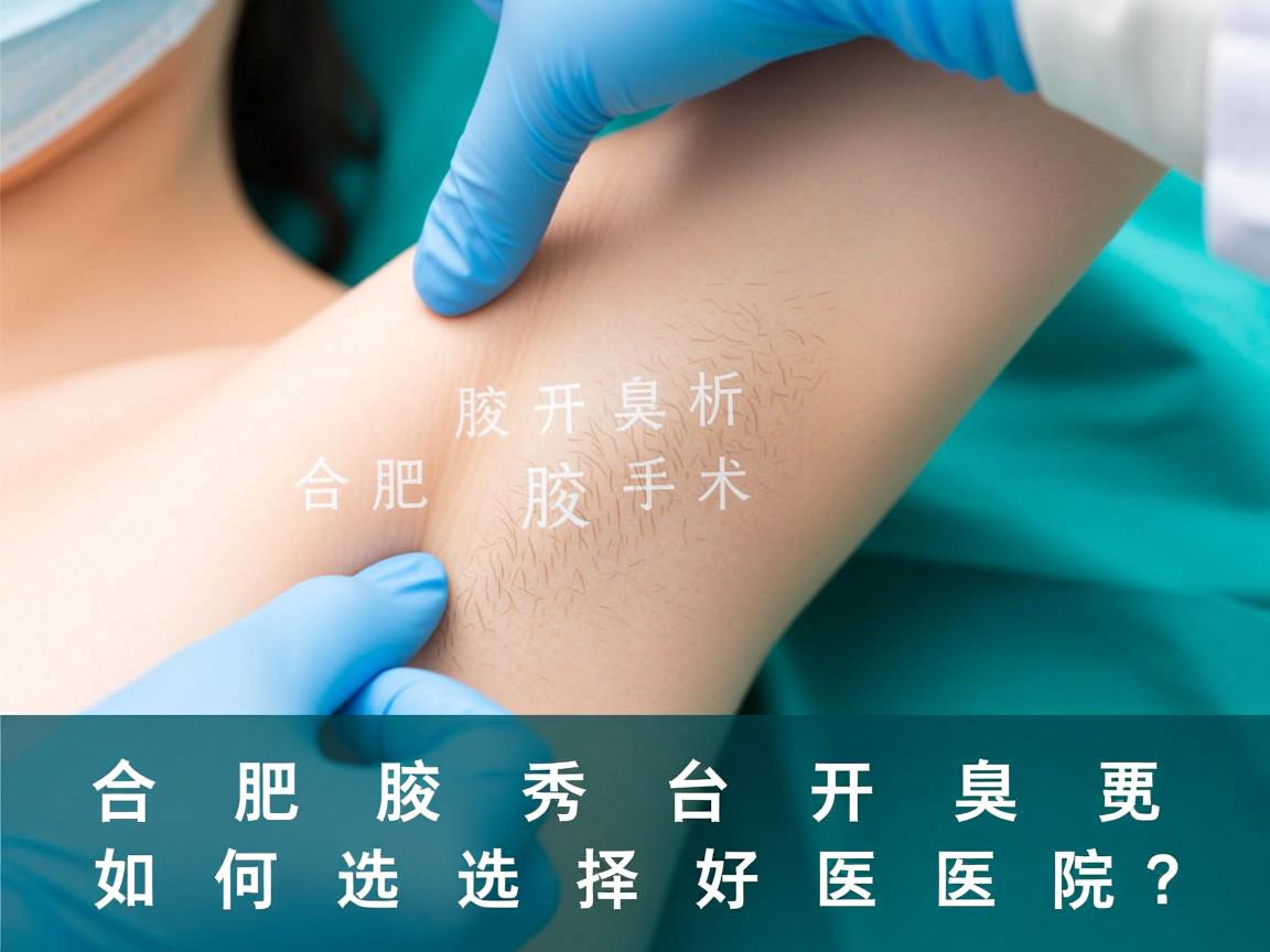 合肥腋秀解析，合肥开腋臭手术，如何选择好医院？