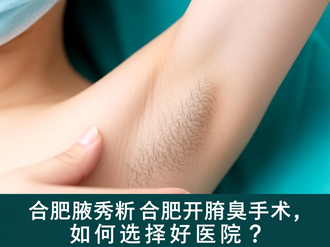 合肥腋秀解析，合肥开腋臭手术，如何选择好医院？