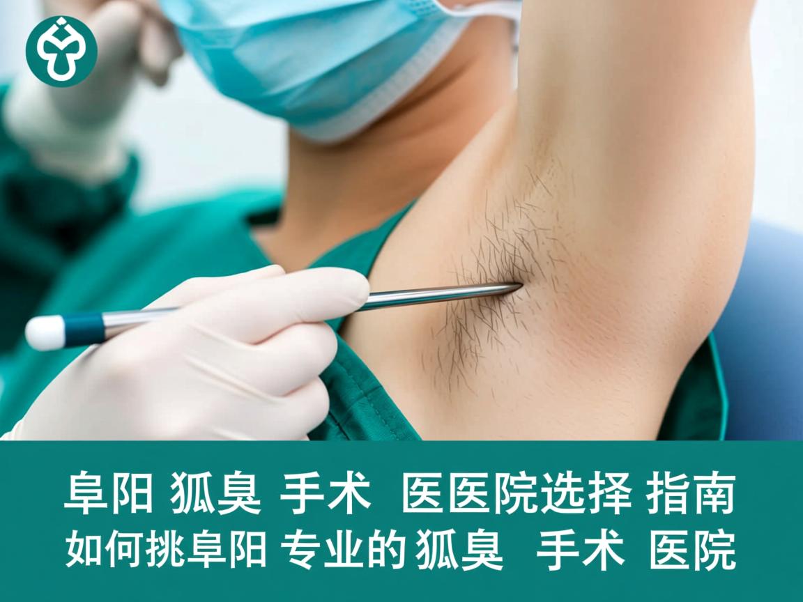 阜阳狐臭手术医院选择指南，如何挑选阜阳专业的狐臭手术医院
