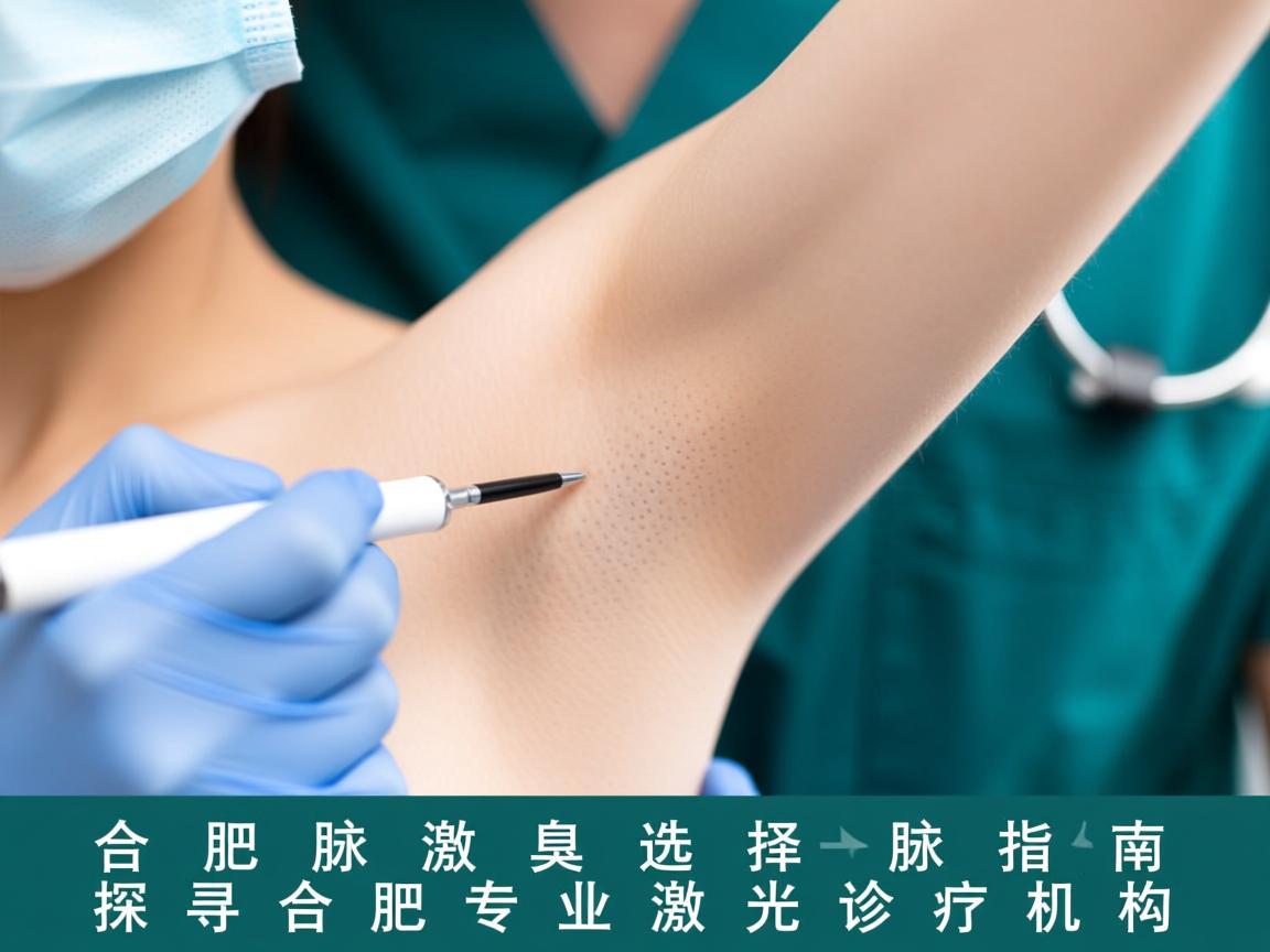 合肥腋臭激光选择指南，探寻合肥专业的腋臭激光诊疗机构