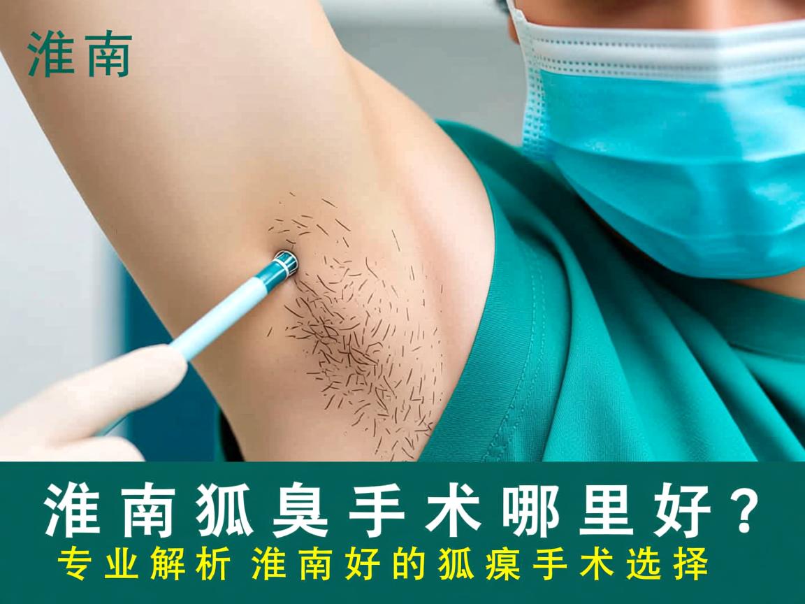 淮南狐臭手术哪里好？专业解析淮南好的狐臭手术选择