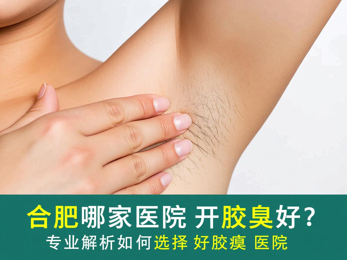合肥哪家医院开腋臭好？专业解析如何选择好的腋臭医院