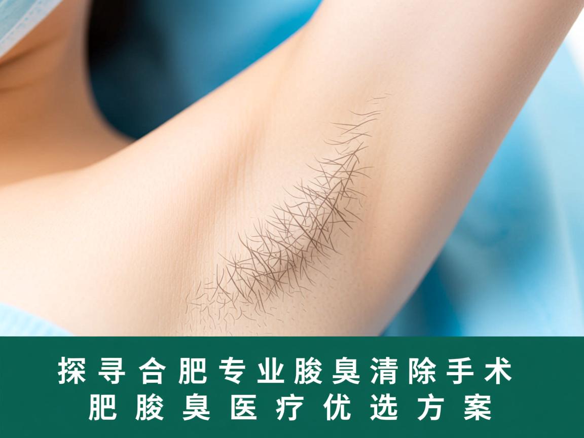 探寻合肥专业腋臭清除手术，详解合肥腋臭医疗优选方案