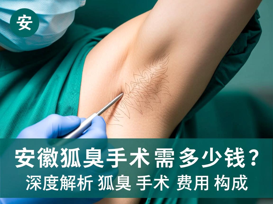 安徽狐臭手术需要多少钱？深度解析狐臭手术费用构成