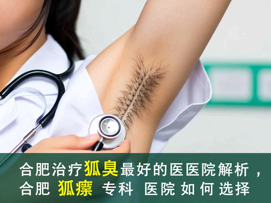 合肥治疗狐臭最好的医院解析，合肥狐臭专科医院如何选择