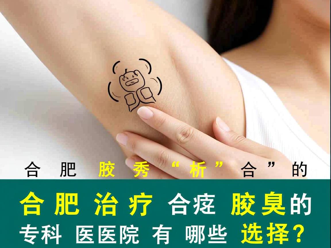 合肥腋秀解析，合肥治疗腋臭的专科医院有哪些选择？