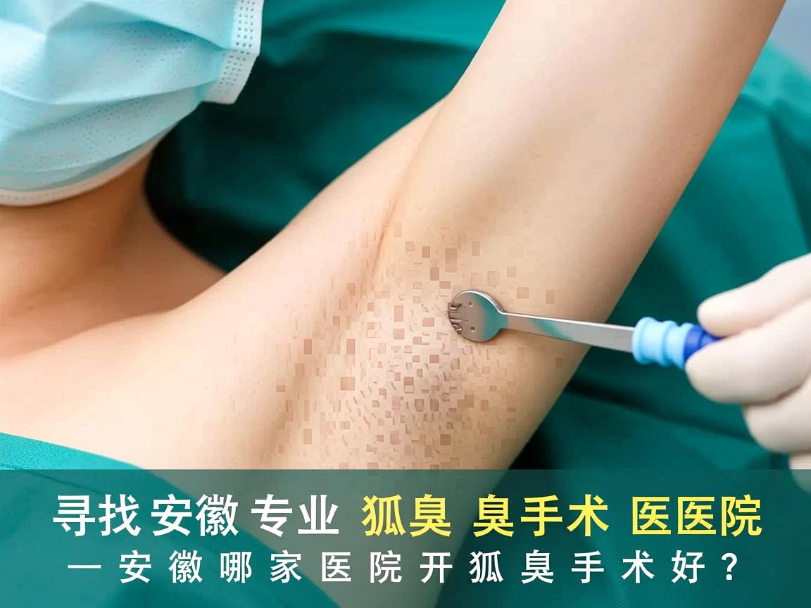 寻找安徽专业狐臭手术医院，安徽哪家医院开狐臭手术好？