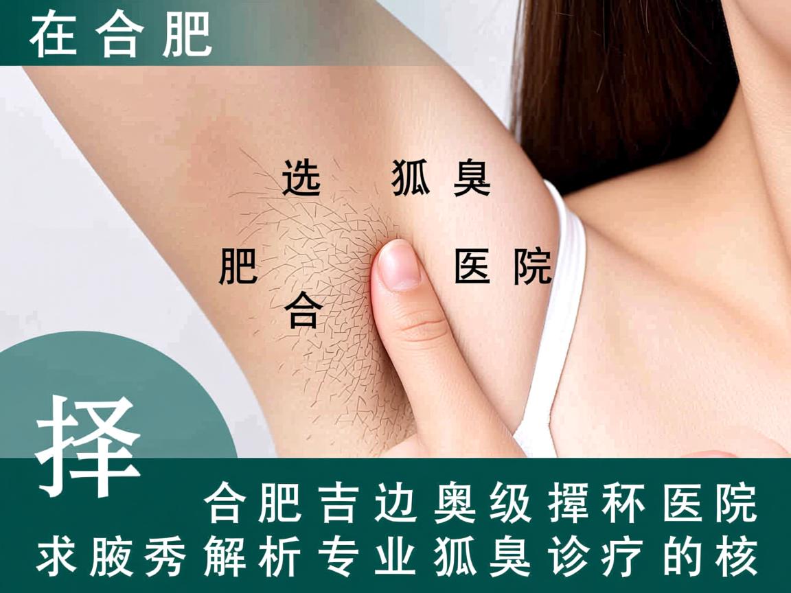 在合肥选择狐臭医院，合肥腋秀解析专业狐臭诊疗的核心