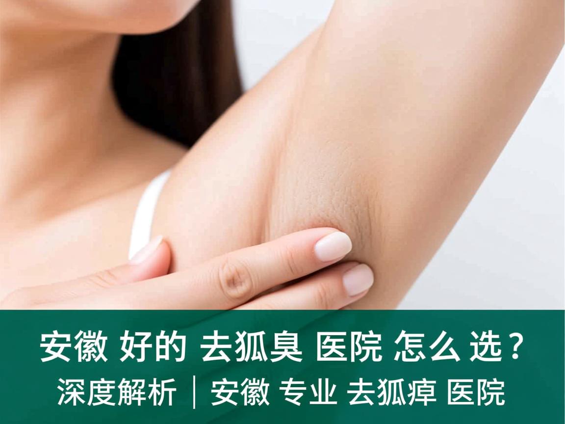 安徽好的去狐臭医院怎么选？深度解析安徽专业去狐臭医院
