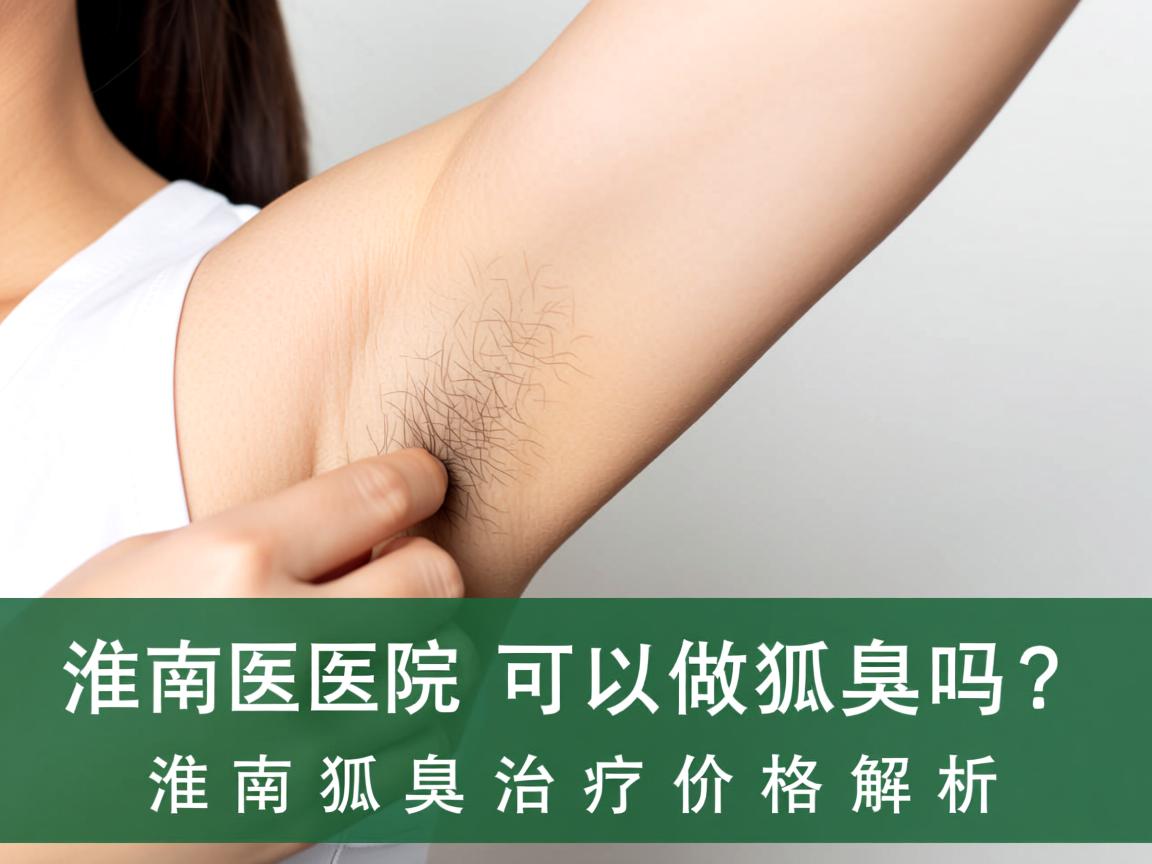 淮南医院可以做狐臭吗？淮南狐臭治疗价格解析