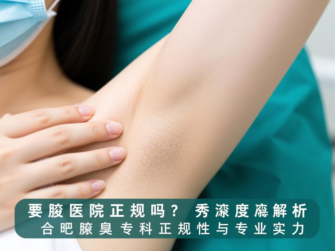 腋秀医院正规吗?深度解析合肥腋秀腋臭专科正规性与专业实力 腋秀医院正规吗?深度解析合肥腋秀腋臭专科正规性与专业实力