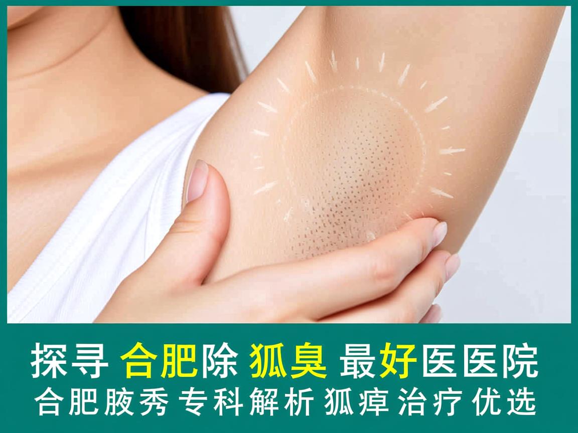 探寻合肥除狐臭最好医院，合肥腋秀专科解析狐臭治疗优选