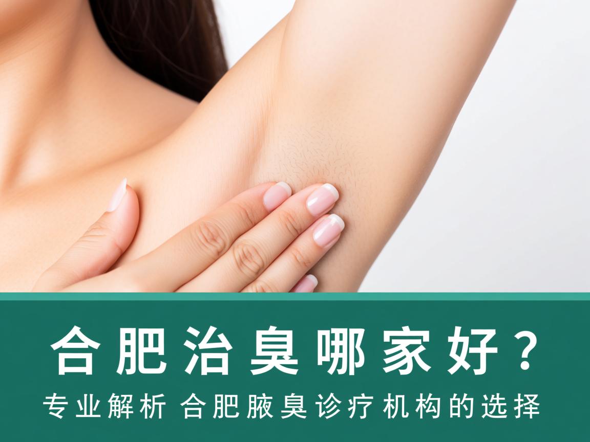 合肥治腋臭哪家好？专业解析合肥腋臭诊疗机构的选择