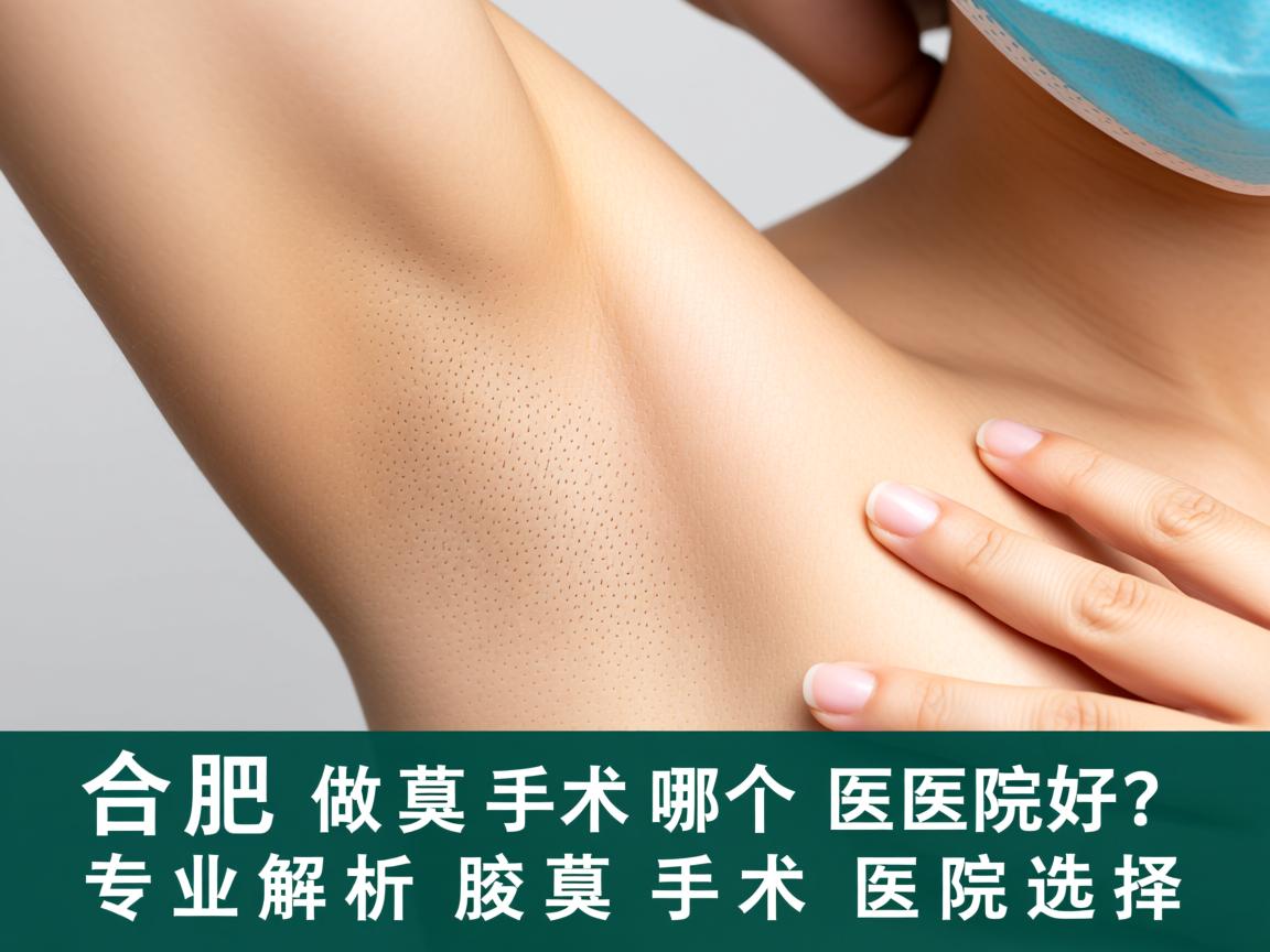 合肥做腋臭手术哪个医院好？专业解析腋臭手术医院选择