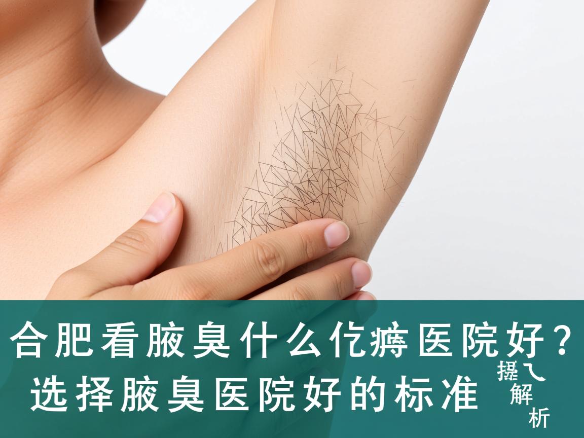 合肥看腋臭什么医院好?选择腋臭医院好的标准解析 合肥看腋臭什么医院好?选择腋臭医院好的标准解析