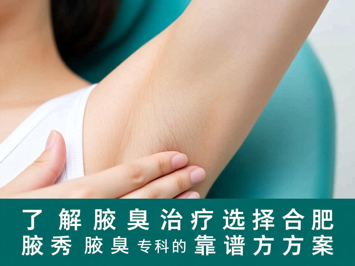 了解腋臭治疗,选择合肥腋秀腋臭专科的靠谱方案 了解腋臭治疗,选择合肥腋秀腋臭专科的靠谱方案