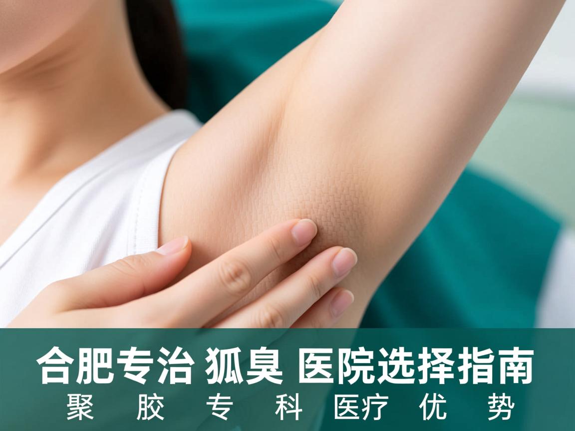 合肥专治狐臭医院选择指南，聚焦腋臭专科医疗优势
