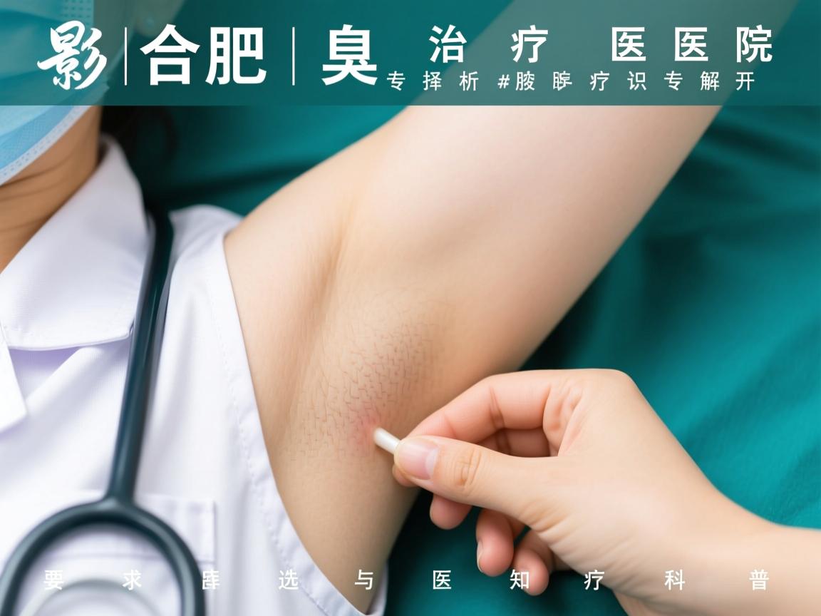 合肥腋臭治疗医院解析，专业选择与腋臭医疗知识科普