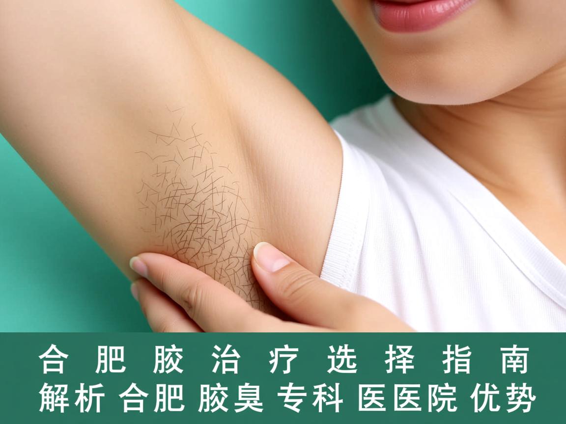 合肥腋臭治疗选择指南，解析合肥腋臭专科医院优势