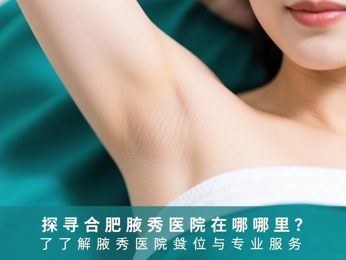 探寻合肥腋秀医院在哪里？了解腋秀医院位置与专业服务