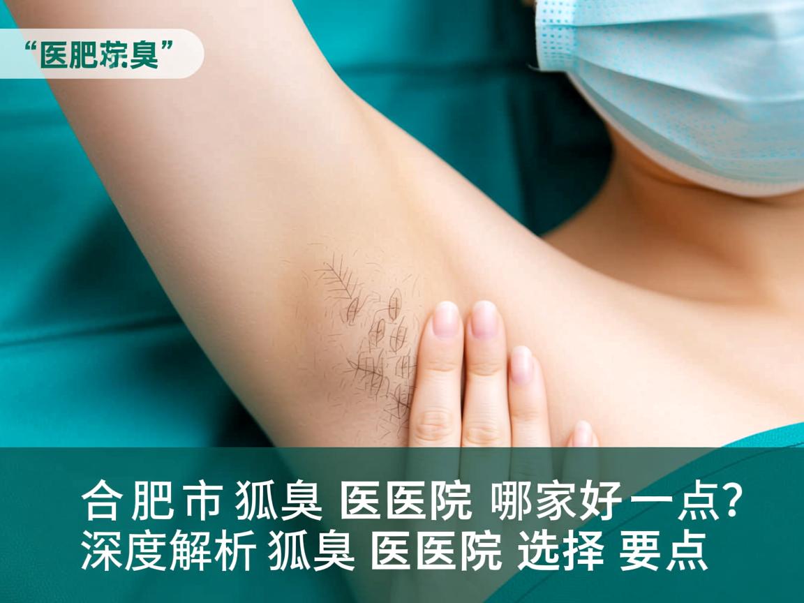 合肥市狐臭医院哪家好一点？深度解析狐臭医院选择要点