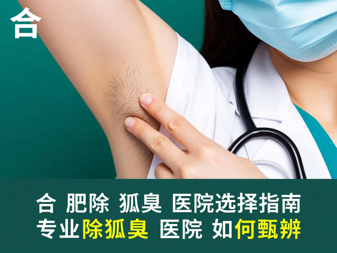 合肥除狐臭医院选择指南,专业除狐臭医院如何甄别 合肥除狐臭医院选择指南,专业除狐臭医院如何甄别